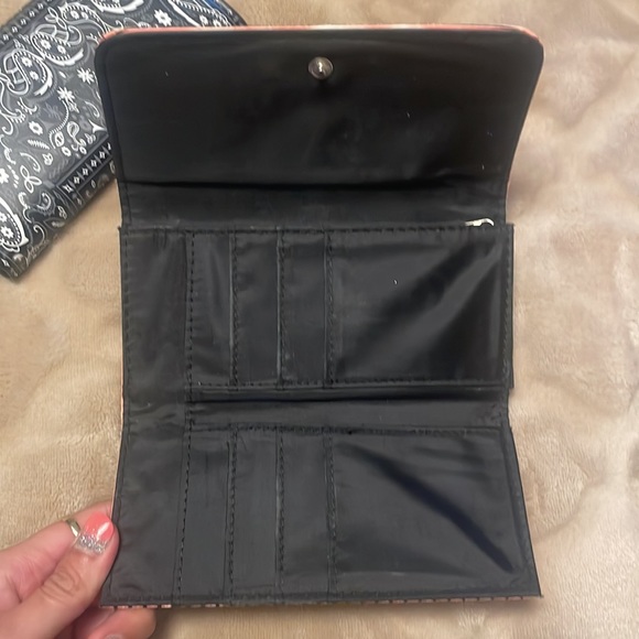 2 Wallets. Black NWOT - Pink Gently Used. - Picture 4 of 7